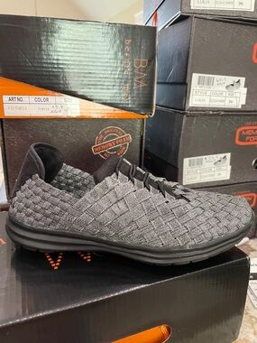 Bernie Mev Victoria Pewter Comfort Woven Slip-On Women’s